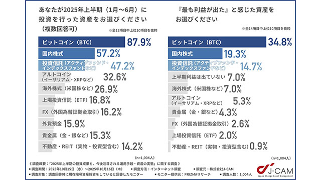 2025年上半期の投資成果と、今後注目される運用手段・資産の実態
